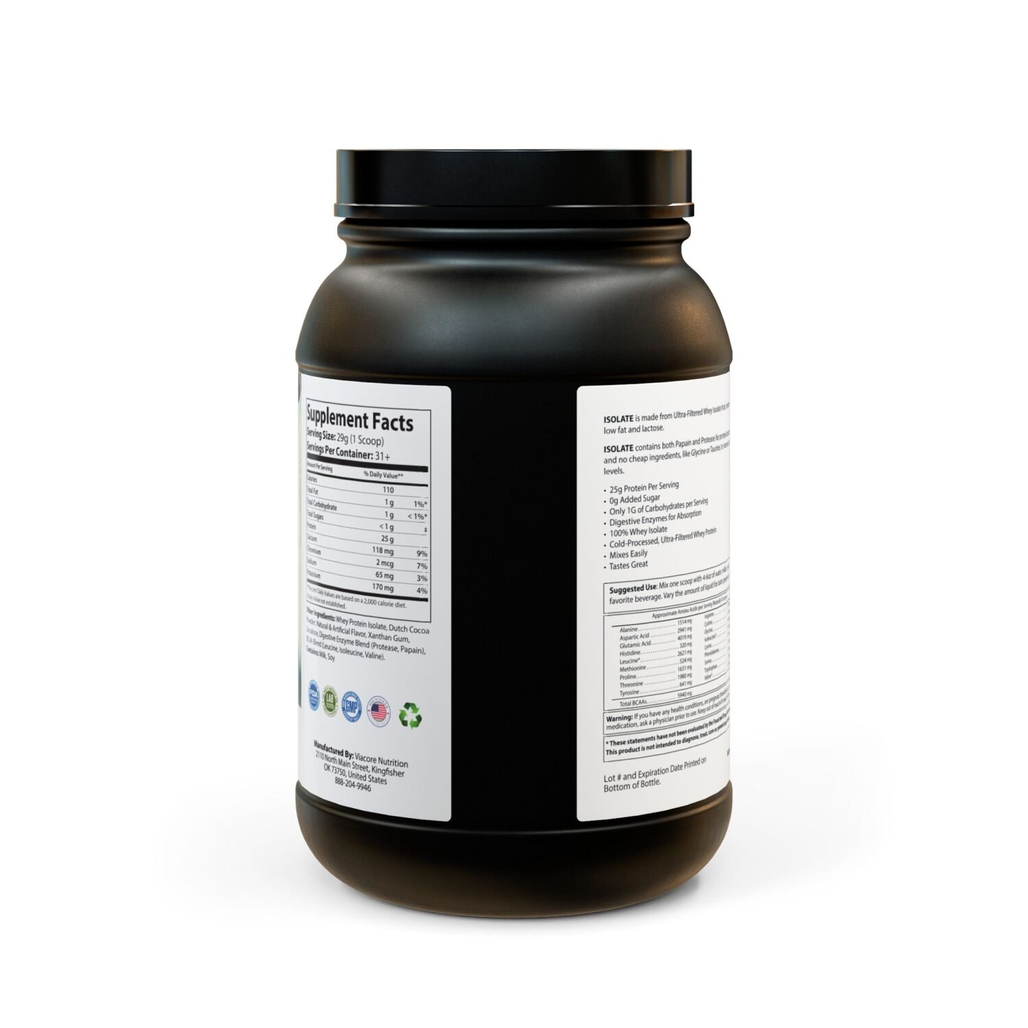 LovBou Whey Isolate Protein Supplement (907g, 2lb) - Image 4