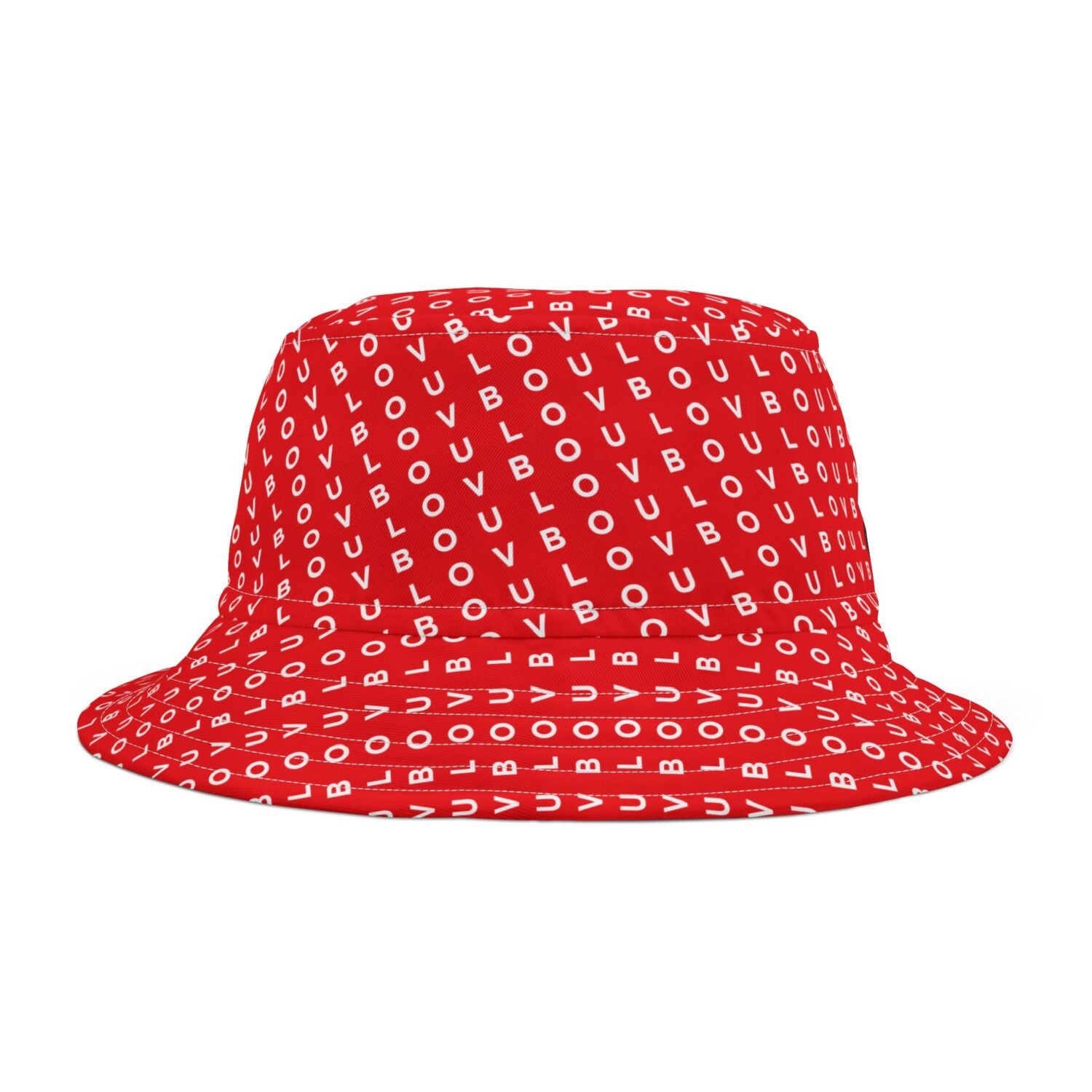 LovBou Stylish Red Bucket Hat - Image 3