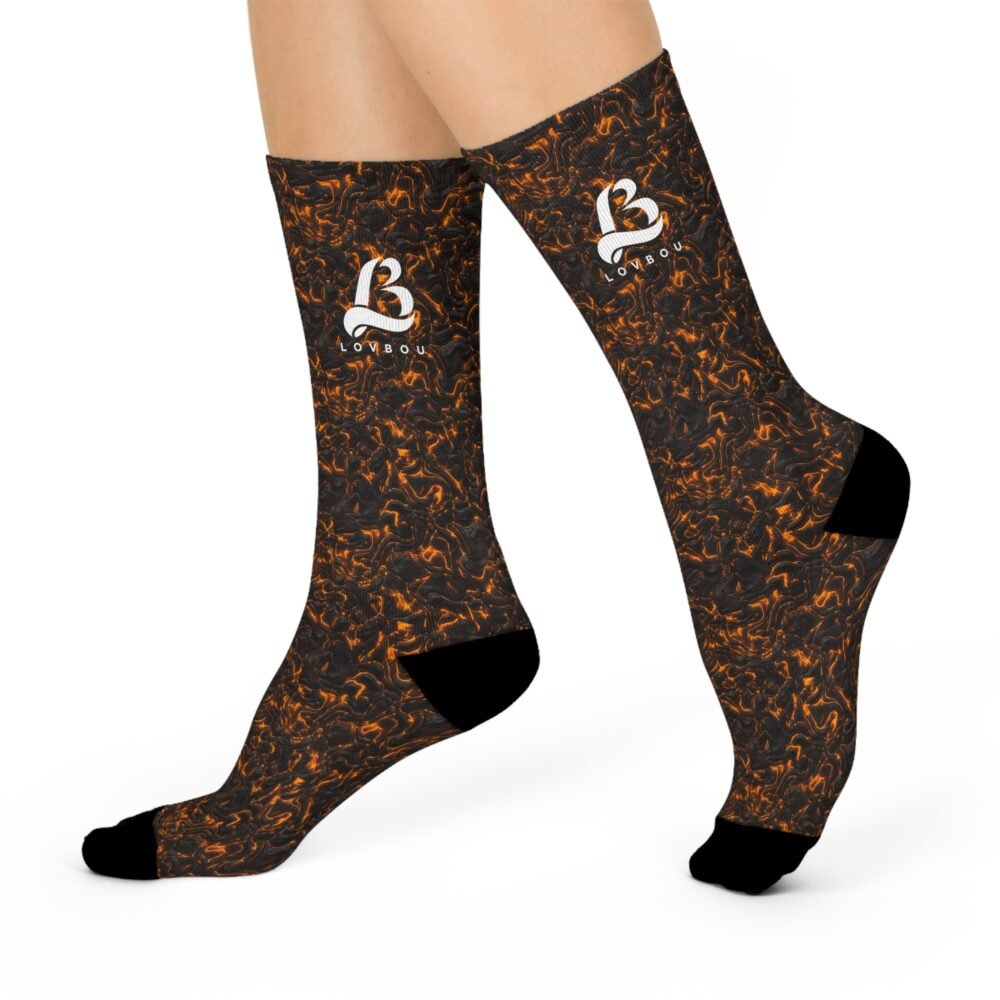 Lava Cozy Socks