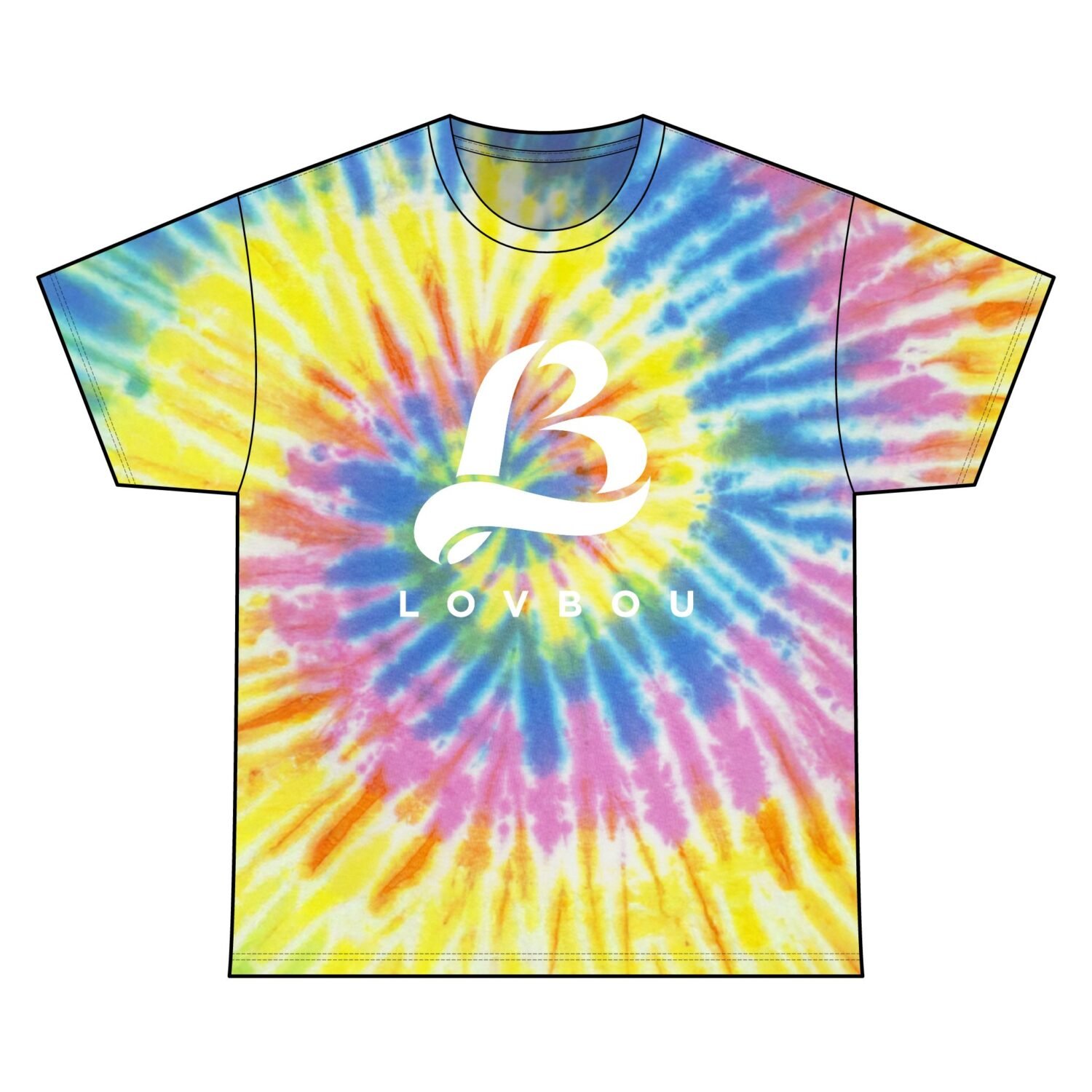 LovBou Tie Dye Tee - Image 3