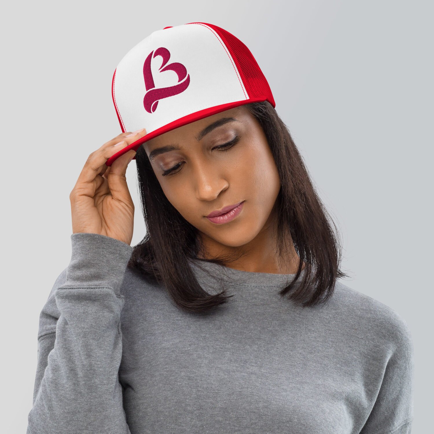 LB Breast Cancer Awareness Trucker Cap - Image 4