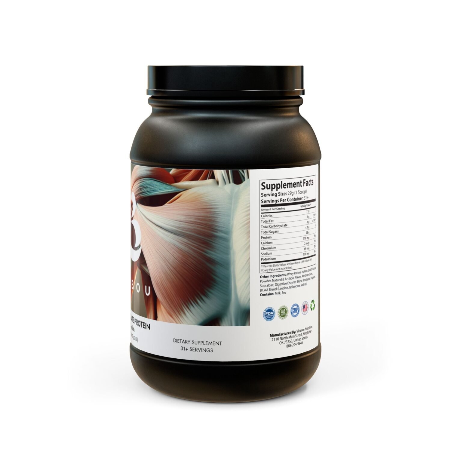 LovBou Whey Isolate Protein Supplement (907g, 2lb) - Image 3