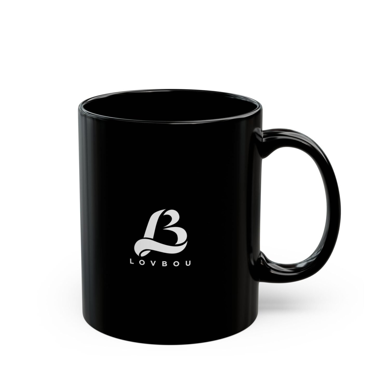 LovBou Elegant Black Coffee Mug - Image 2
