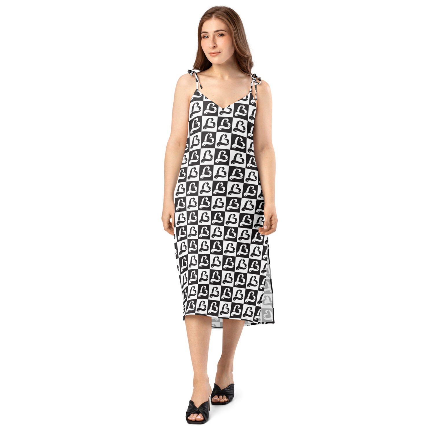 LB Tie-strap Midi dress - Image 11