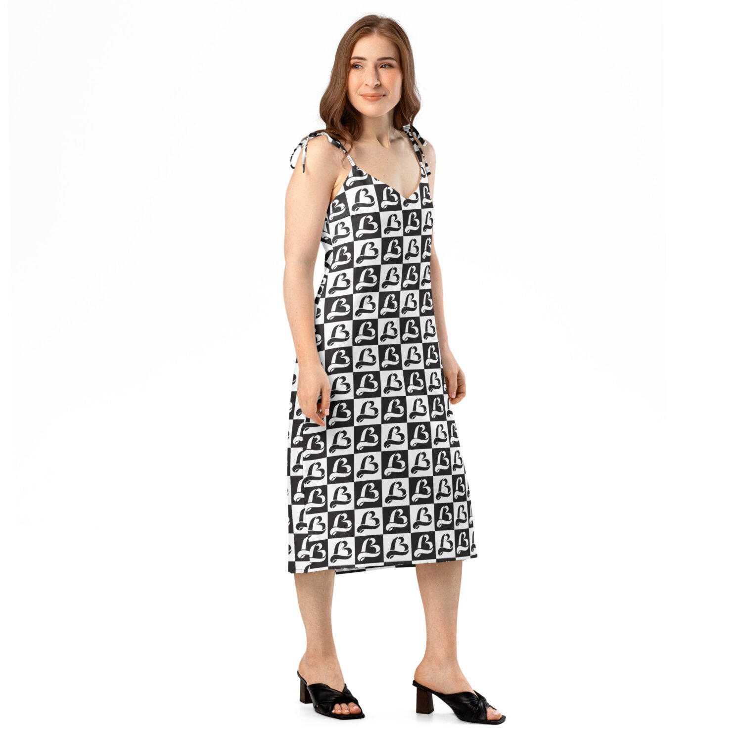 LB Tie-strap Midi dress - Image 12