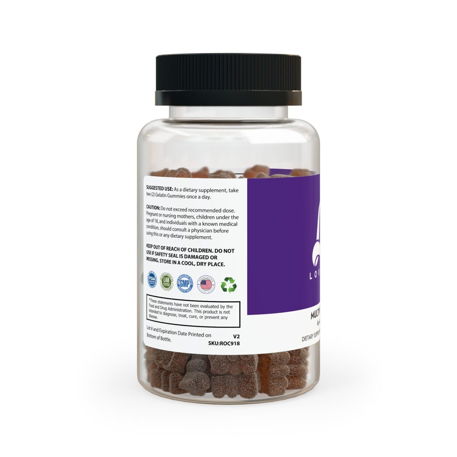 Multivitamin Gummies for Adults (60 Gummies) - Image 2