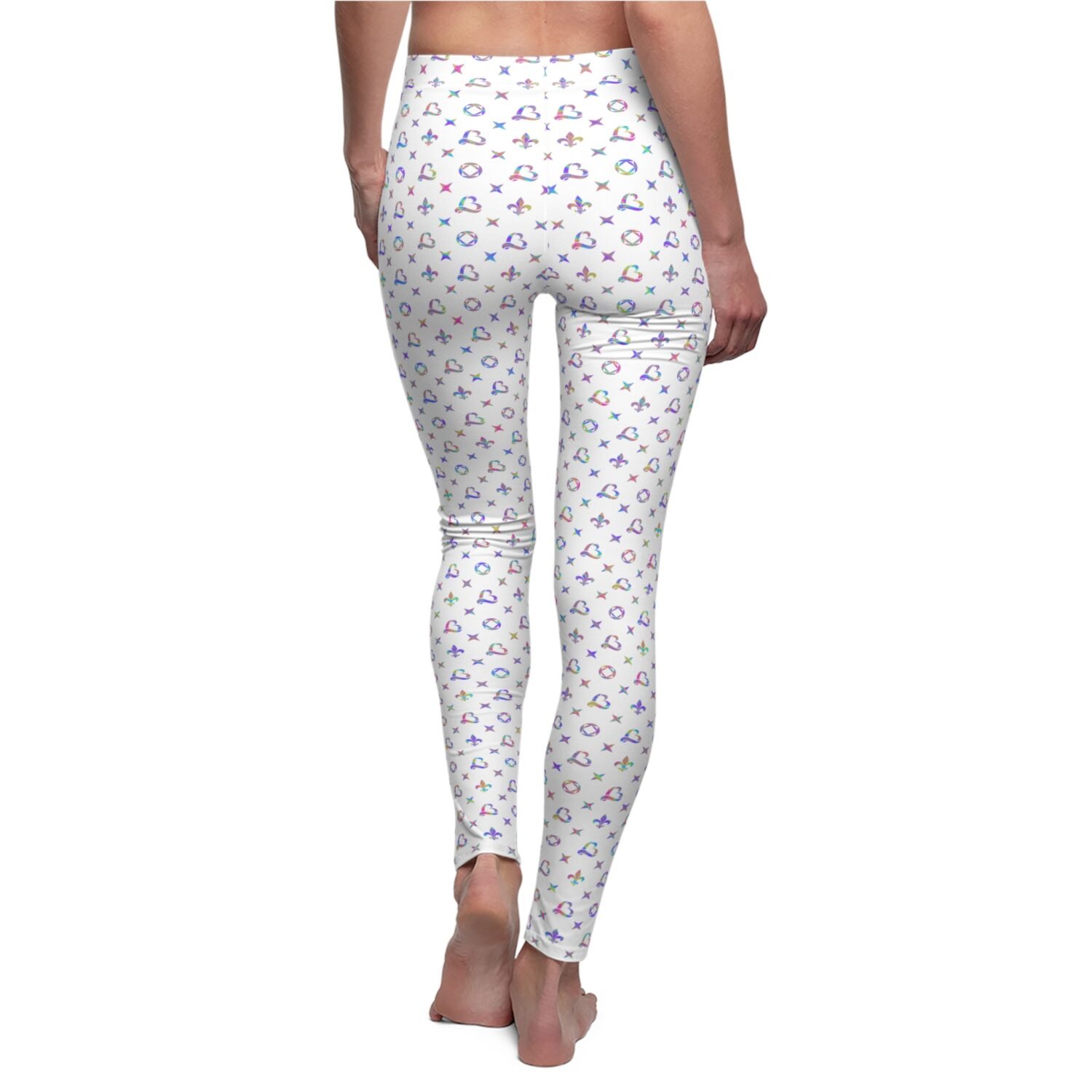 Playful Patterned Women's Leggings - Image 3