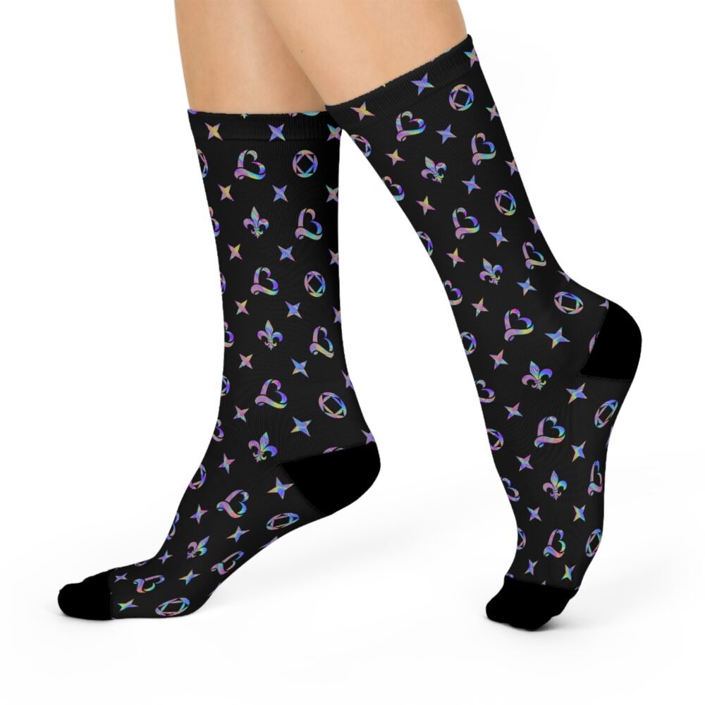 LB Galaxy Cushioned Crew Socks