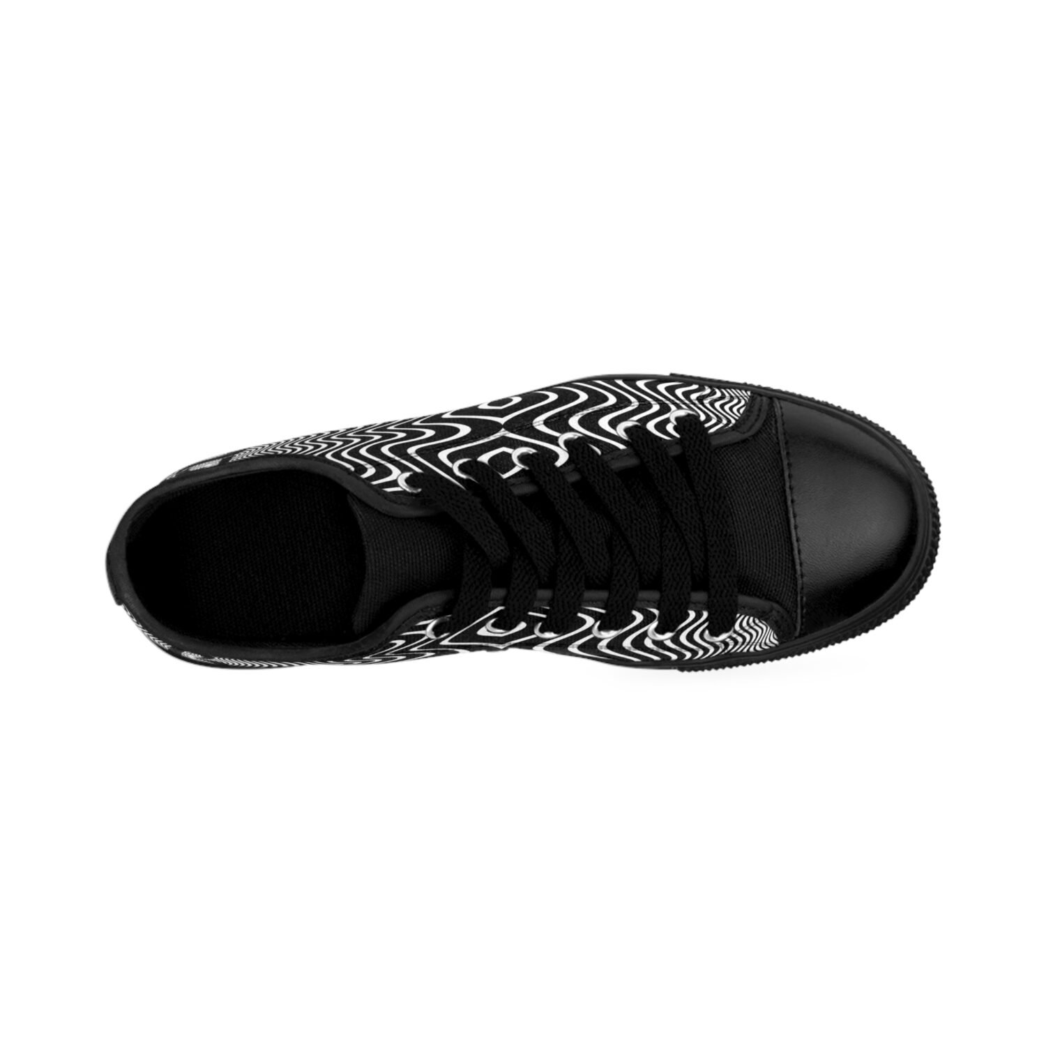 Chic Black and White Sneakers - Image 3