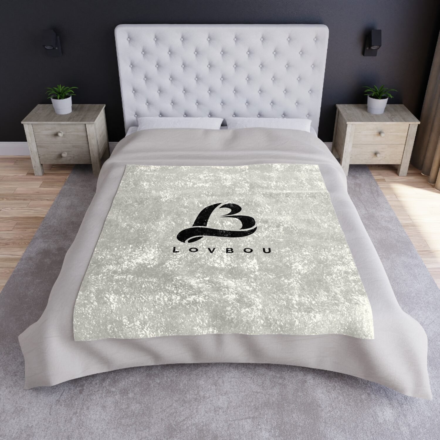 Luxurious Crushed Velvet Blanket - Image 4