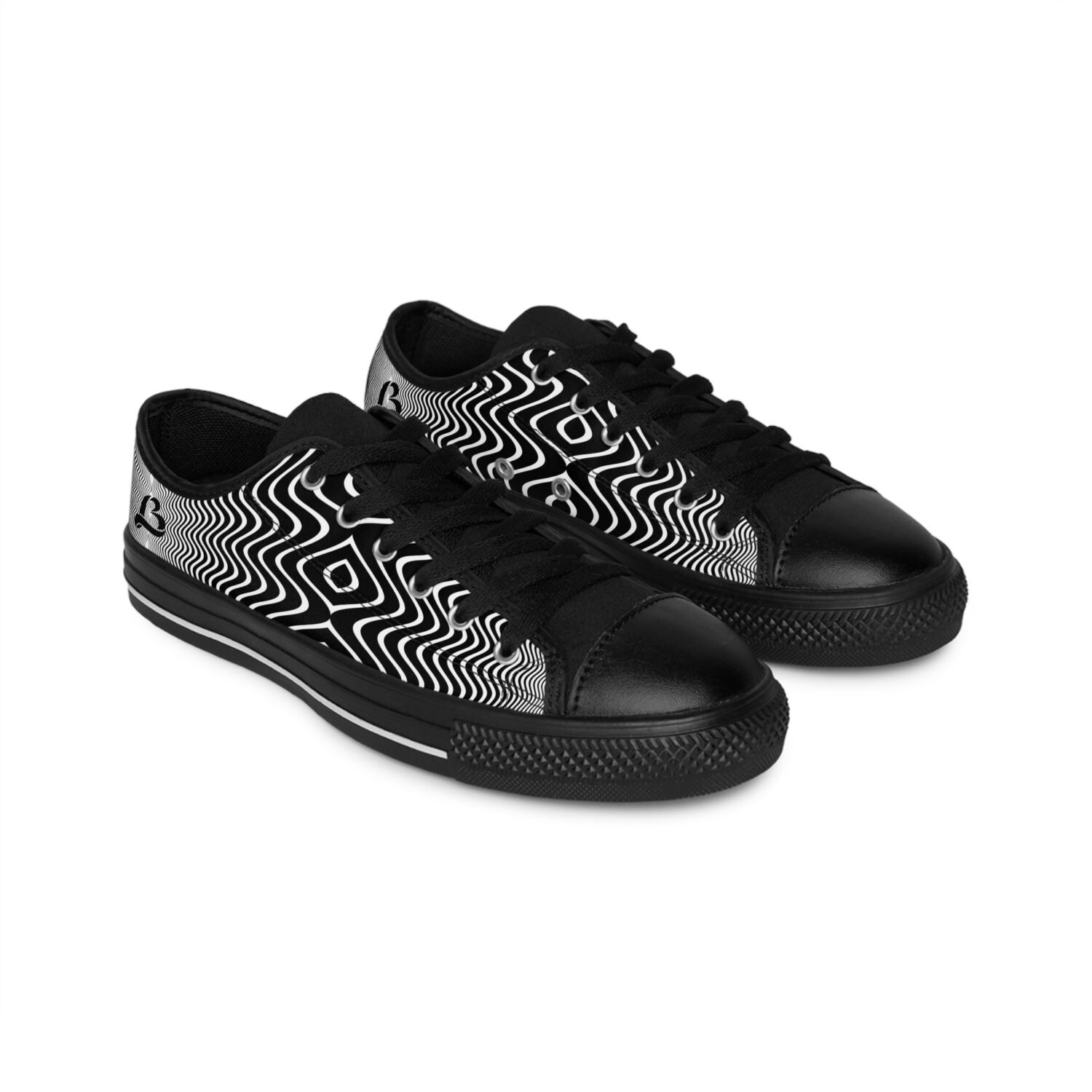 Chic Black and White Sneakers