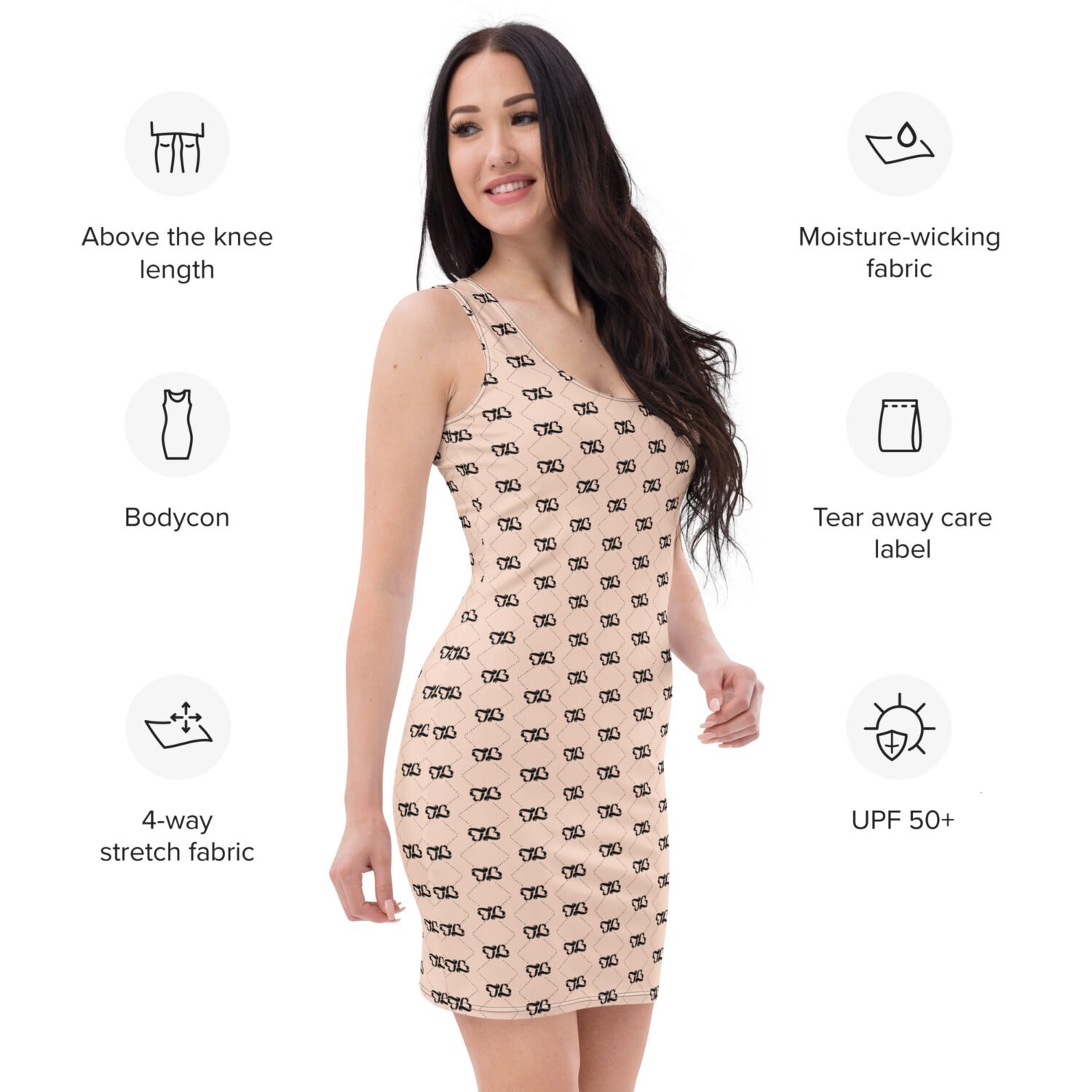LovBou Trace Bodycon Dress - Image 6