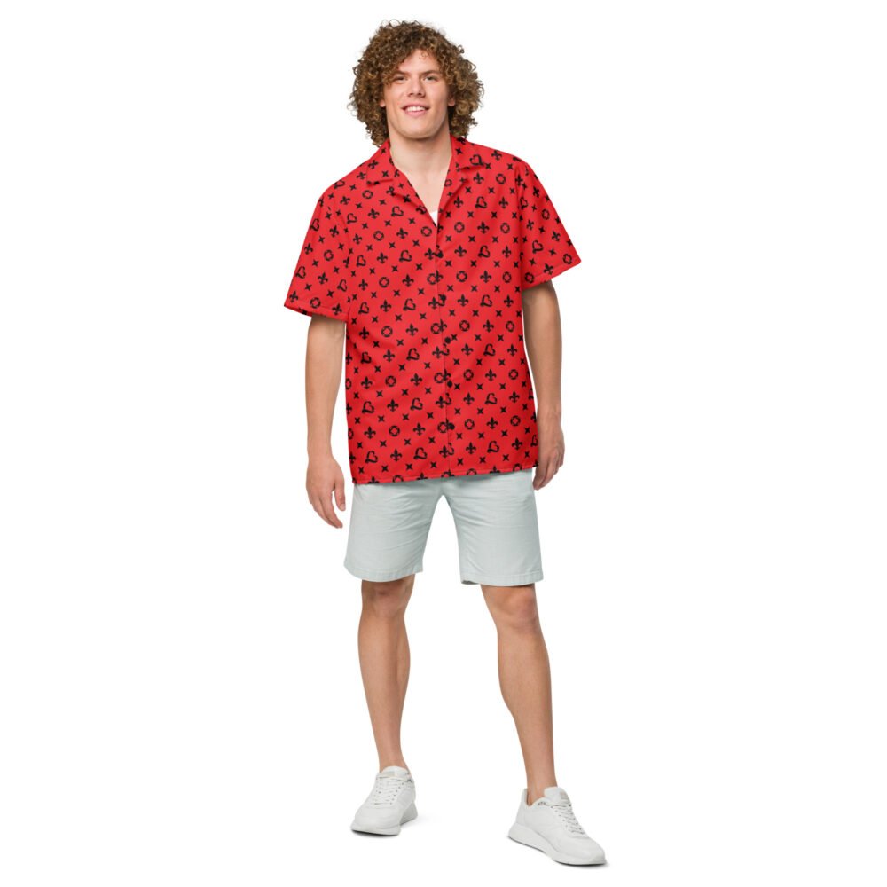 Monogram Short-Sleeved Polyester Shirt